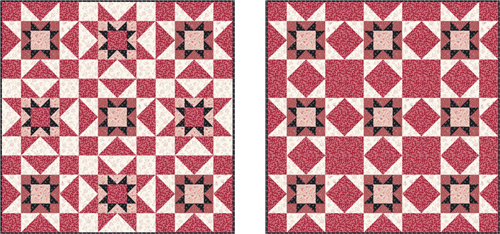 Rising Star Quilt Layout Ideas