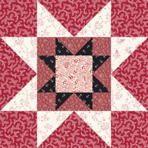 Rising Star Quilt Block